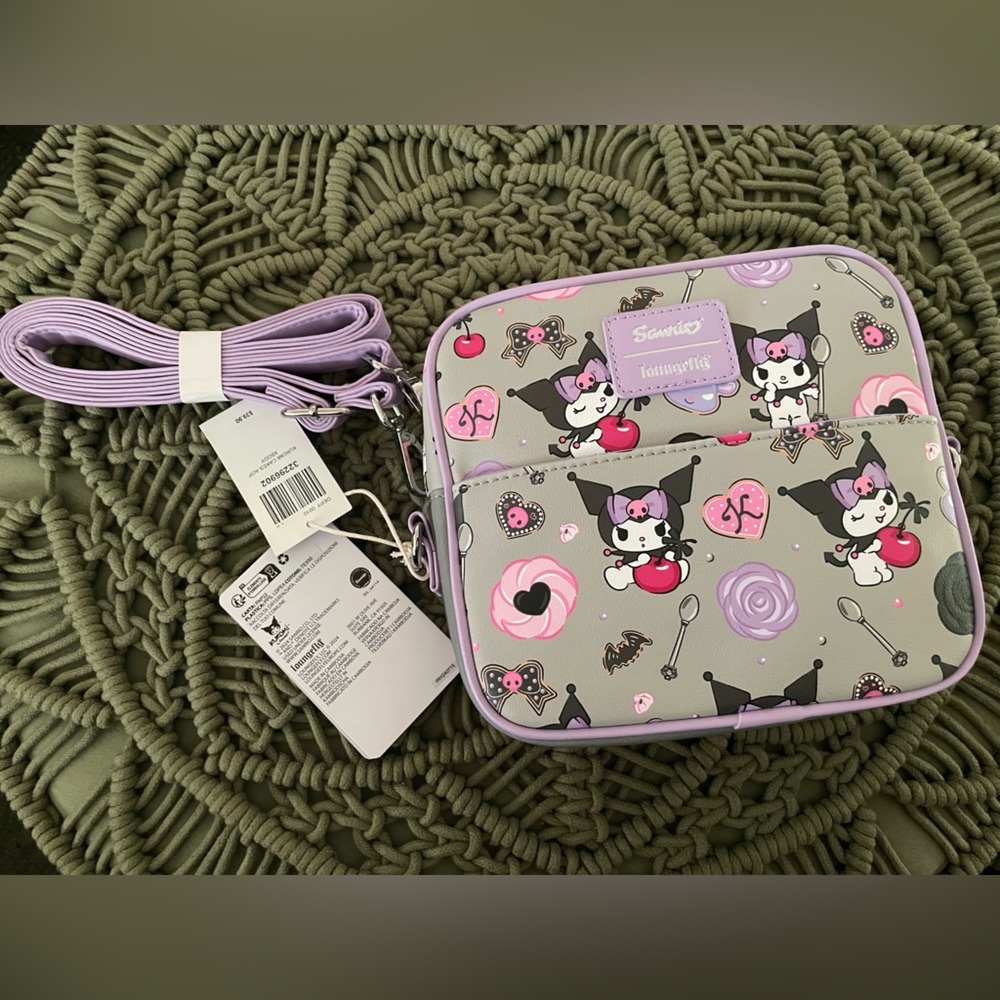 Sanrio Loungefly Kuromi Crossbody Bag